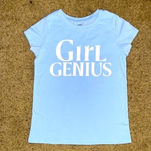 BABY BLUE GIRLS GRAPIC TEE